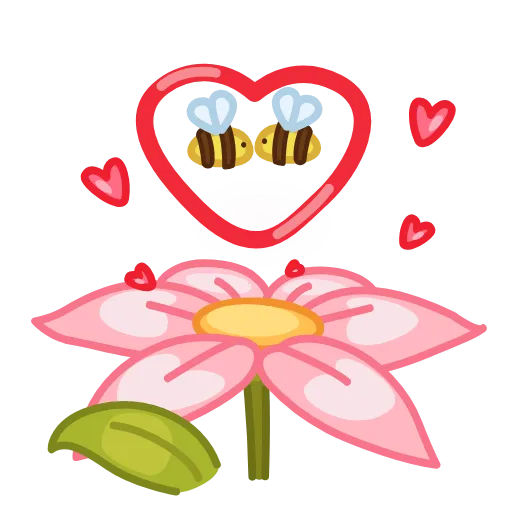 💞 Эмодзи «Live Flowers» для Telegram