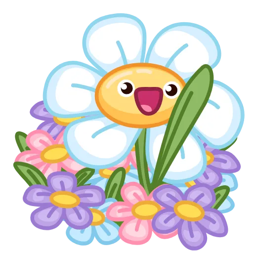 👋 Эмодзи «Live Flowers» для Telegram