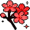🌺 Эмодзи «Red #color #red #cute #girl» для Telegram