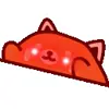 😈 Эмодзи «Red #color #red #cute #girl» для Telegram