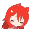 🤩 Эмодзи «Red #color #red #cute #girl» для Telegram