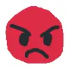 😡 Эмодзи «Red #color #red #cute #girl» для Telegram