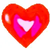 ❤️ Эмодзи «Red #color #red #cute #girl» для Telegram