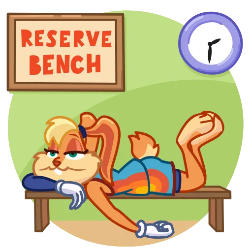 😐 Эмодзи «Lola Bunny» для Telegram