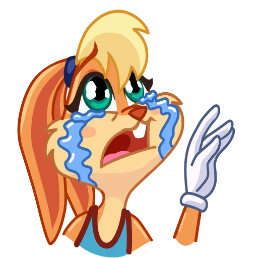 😭 Эмодзи «Lola Bunny» для Telegram
