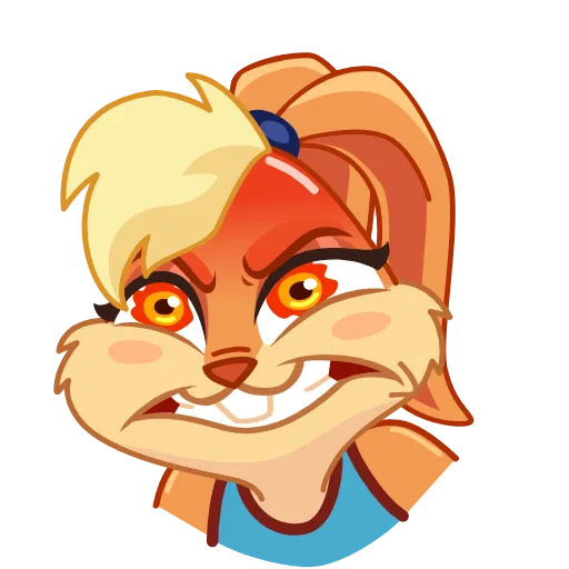 😡 Эмодзи «Lola Bunny» для Telegram