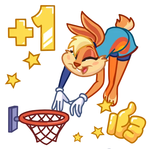 ⛹️‍♀️ Эмодзи «Lola Bunny» для Telegram
