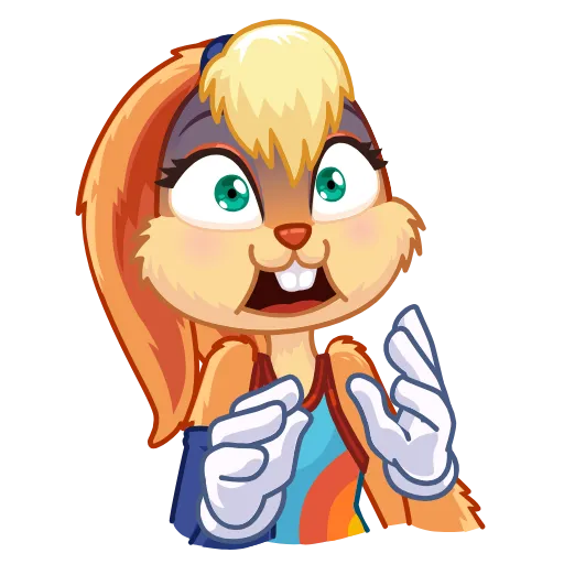 😰 Эмодзи «Lola Bunny» для Telegram