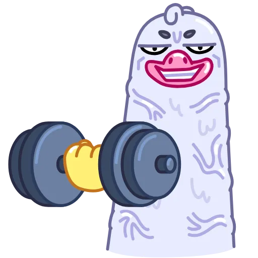 🏋‍♂ Эмодзи «Long Goose» для Telegram