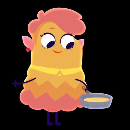 🥞 Стикер «Loodles» для Telegram