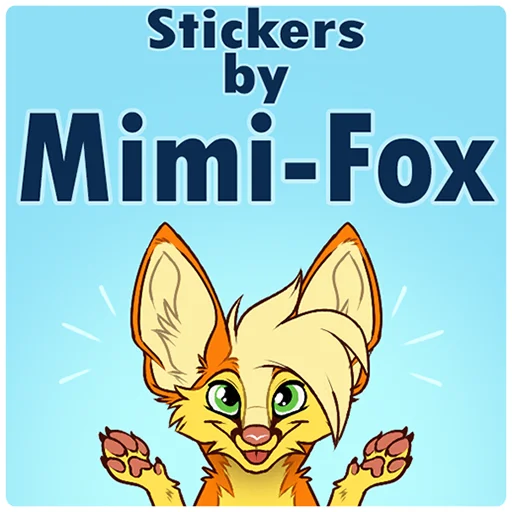 🦊 Стикер «Lorny and Max» для Telegram