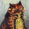 🍾 Эмодзи «Louis Wain Cats» для Telegram