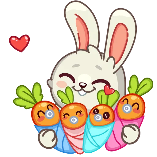 🤗 Эмодзи «Любовь-морковь» для Telegram