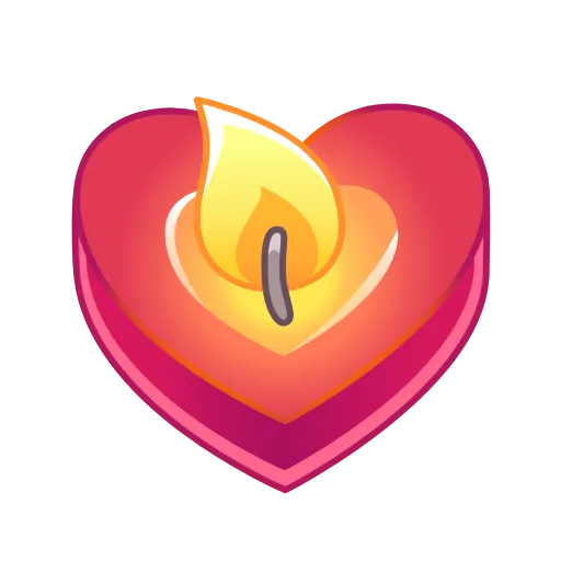 🕯 Стикер «Love Day» для Telegram