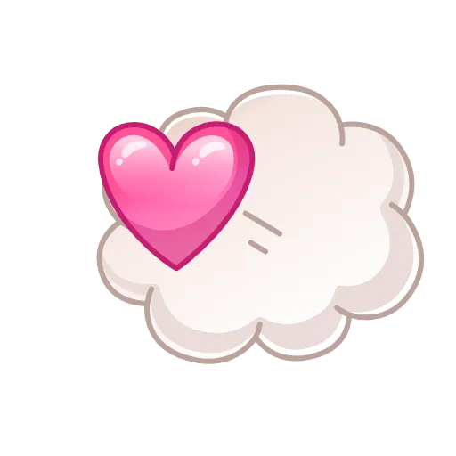 ☁️ Стикер «Love Day» для Telegram