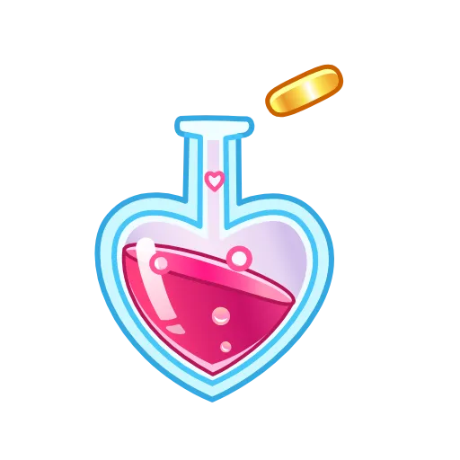 🧪 Стикер «Love Day» для Telegram