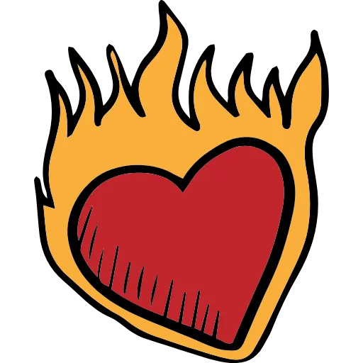 🤩 Эмодзи «Love doodle - сердечки к 14 февраля» для Telegram