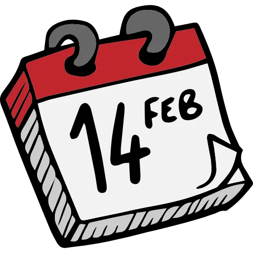 🤩 Эмодзи «Love doodle - сердечки к 14 февраля» для Telegram