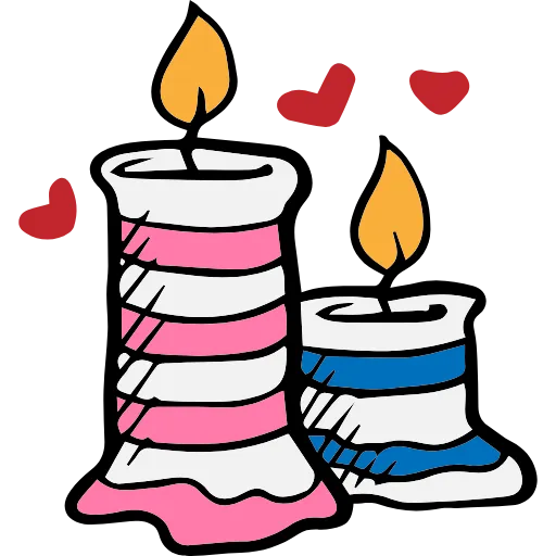 🤩 Эмодзи «Love doodle - сердечки к 14 февраля» для Telegram
