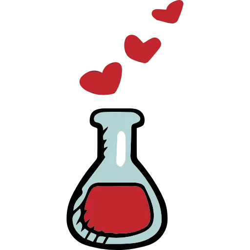 🤩 Эмодзи «Love doodle - сердечки к 14 февраля» для Telegram