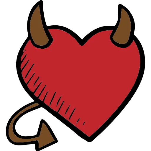🤩 Эмодзи «Love doodle - сердечки к 14 февраля» для Telegram