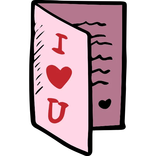 🤩 Эмодзи «Love doodle - сердечки к 14 февраля» для Telegram
