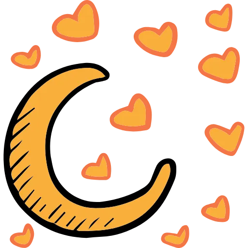 🤩 Эмодзи «Love doodle - сердечки к 14 февраля» для Telegram