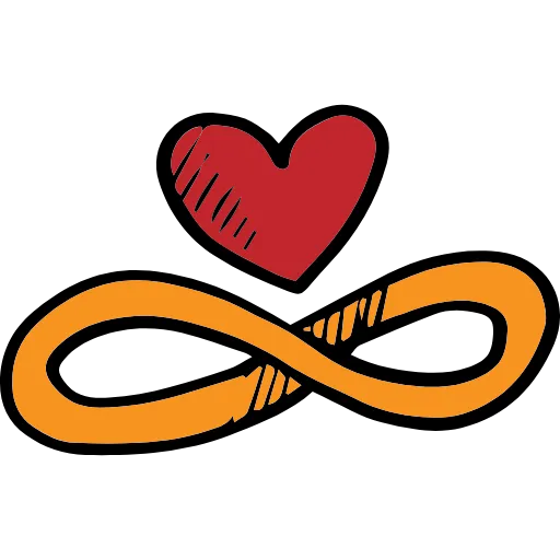 🤩 Эмодзи «Love doodle - сердечки к 14 февраля» для Telegram