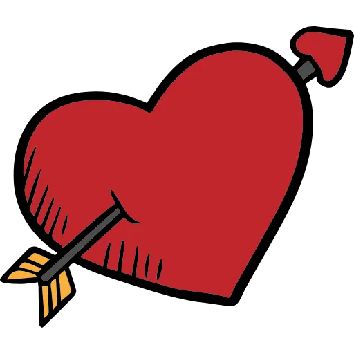🤩 Эмодзи «Love doodle - сердечки к 14 февраля» для Telegram
