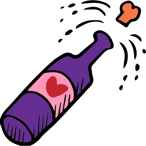🤩 Эмодзи «Love doodle - сердечки к 14 февраля» для Telegram