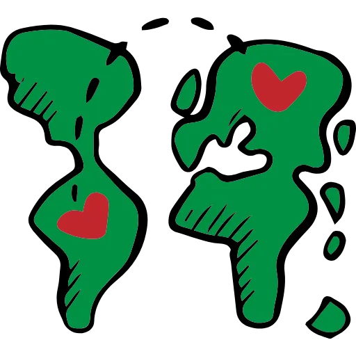 🤩 Эмодзи «Love doodle - сердечки к 14 февраля» для Telegram