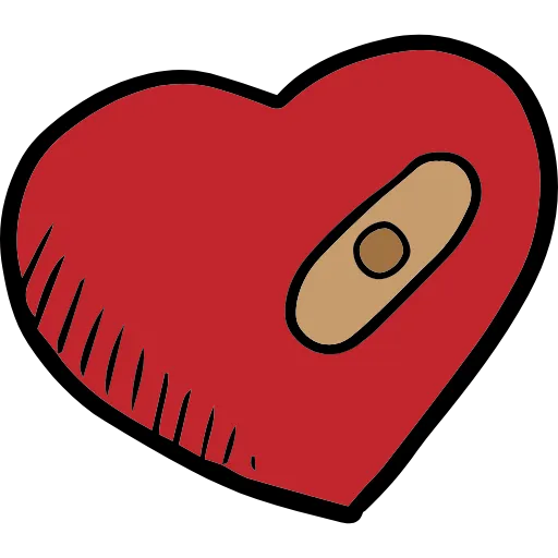 🤩 Эмодзи «Love doodle - сердечки к 14 февраля» для Telegram
