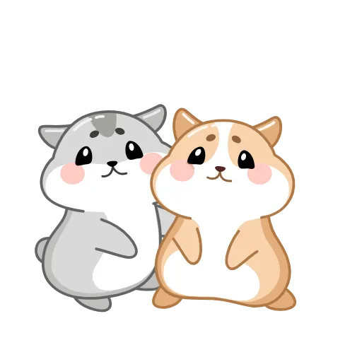 🥰 Эмодзи «Love Hamsters» для Telegram