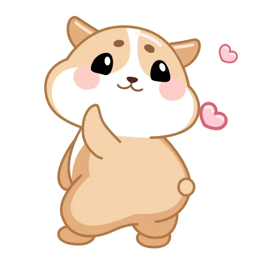 😘 Эмодзи «Love Hamsters» для Telegram