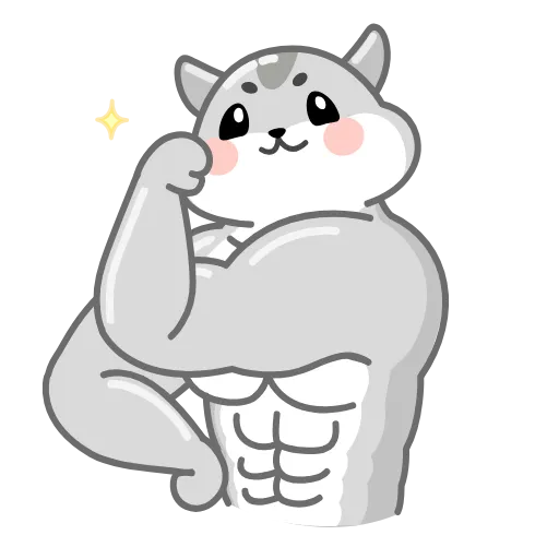 💪 Эмодзи «Love Hamsters» для Telegram