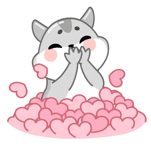 😘 Эмодзи «Love Hamsters» для Telegram
