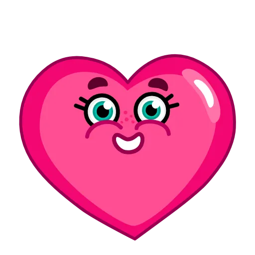 👍 Эмодзи «☺ Сердечко» для Telegram
