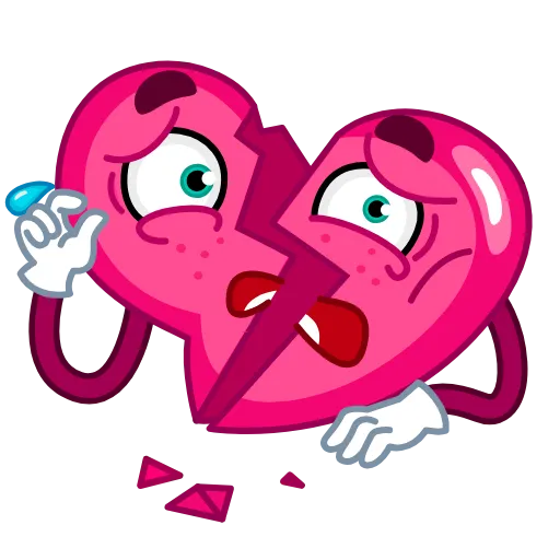 💔 Эмодзи «☺ Сердечко» для Telegram