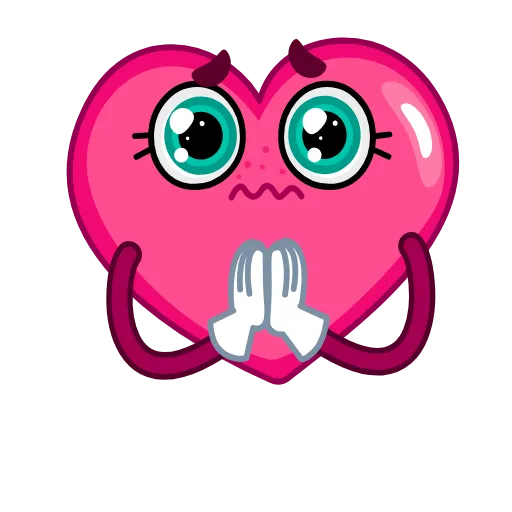 🙏 Эмодзи «☺ Сердечко» для Telegram