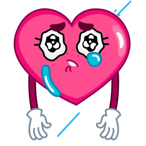 😭 Эмодзи «☺ Сердечко» для Telegram