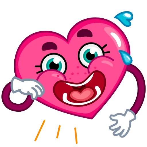 😂 Эмодзи «☺ Сердечко» для Telegram