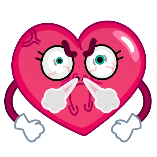 😡 Эмодзи «☺ Сердечко» для Telegram