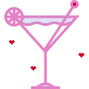 🍸 Эмодзи «Love In Spring» для Telegram