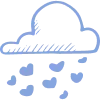 🌦 Эмодзи «Love In Spring» для Telegram