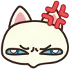 😡 Эмодзи «😍 Cats - котики парный черный и белый» для Telegram