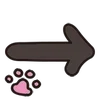 ➡️ Эмодзи «😍 Cats - котики парный черный и белый» для Telegram
