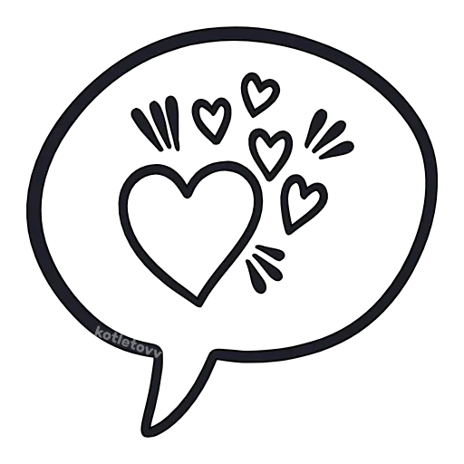 💬 Эмодзи «Love Theme» для Telegram