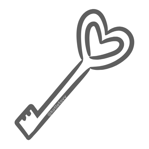 🔑 Эмодзи «Love Theme» для Telegram