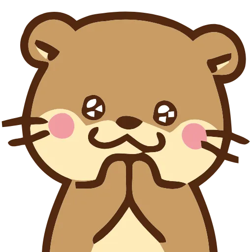 😳 Эмодзи «Love Otters» для Telegram