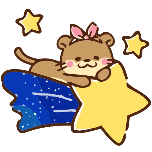 💫 Эмодзи «Love Otters» для Telegram